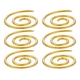 thumbnail image 4 of 6pcs Alloy Spiral Cable Knitting Needles Sweater Weaving Needles (Golden), 4 of 8
