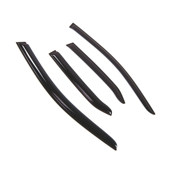 Tuningpros WD2-689 Outside Mount Window Visor Deflector Rain Guard Dark Smoke 4 Pcs Set For 2005-2011 Cadillac STS