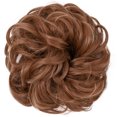thumbnail image 1 of Peluca de seda de alta temperatura, rizador de cabello para mujer, anillo elástico para el cabello, disco de simulación esponjoso desordenado, brote de cabello, bolsa de cabello falso, 1 of 1