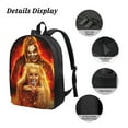 thumbnail image 3 of Bray Wyatt Backpack, Large Capacity Laptop Backpack, Casual Durable Daypack, 17.3x12.2x5.5 Inch, 3 of 8