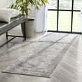 thumbnail image 4 of Well Woven Patras Grey Vintage Oriental Medallion 2x7 (2'3" x 7'3") Runner Rug, 4 of 7