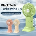 thumbnail image 5 of sruoe Portable Handheld Fan, Mini Fan, Mini Handheld Fans in Bulk, Desk Fan, Battery Rechargeable Personal Fan, 5 of 6