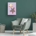 thumbnail image 2 of Canvas Wall Art - Pictufy Studio 'Lilac Star' Wall Art for Living Room, Bedroom, or Office Décor by Trademark Fine Art - 12 x 19 Inches, 2 of 4