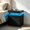 Black Woodgrain, variant on SAYGOGO 2 Drawer Black Gold Nightstand, Modern Adjustable LED Bedside Table with Open Shelf for Bedroom