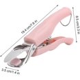 thumbnail image 2 of Pinza para tazón con clip anticaliente de acero inoxidable, abrazadera para plato caliente, utensilio de cocina para mover platos o tazones calientes con comida afuera, clip para tazón(rosa), 2 of 5