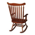 thumbnail image 2 of International Concepts Solid Wood Rocking Chair in Soft Cherry, 2 of 9