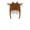 1-Brown4719, variant on XIAOCHA Reindeer‑Ear Trapper Hat for Women Plush Hats Party‑Ready Fall‑Winter Bonnet,Black