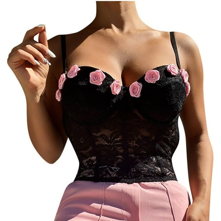 GENGING Hot Sale Cheap Lingerie Fashion Women Sexy Clothes Clearance Lingerie Corset Lace Floral Bralette Bra Underwear Tops