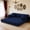 Blue, variant on Leumius 79" Convertible Futon Sofa Bed, Boneless Couch for Living Room, Corduroy Folding Mattress Couch with Fixed-Shape Frame, Floor Sofa Lounge Couch with 2 Pillows, No Assembly,Dark Green