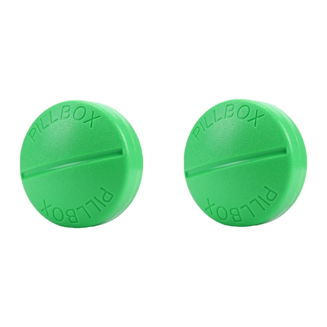 Piwvid 2 Pcs Distributeur de Boîtes à Médicaments à 4 Compartiments Boîte de Rangement Scellée pour Médicaments d'Extérieur Support de Boîte à Médicaments Rangement pour Poche Sac à Main Mallette