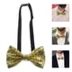 thumbnail image 3 of Pajarita para hombre, preatada, para esmoquin formal, ajustable, con purpurina, 3 of 8