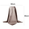 thumbnail image 5 of Soumake Women Headscarf Square Soft Imitation Silk Solid Color Scarf Head Wrap Shawl for Daily Life, 5 of 8