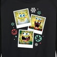 thumbnail image 3 of SpongeBob SquarePants - Christmas Photo Collage - Women's Lightweight French Terry Long Sleeve Shirt, 3 of 6