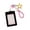 Black, variant on Star Glamour Card Holders for Students - Cute 3-Inch Photo Case, Leather ID Badge Holder with Double Card Slots, Lightweight & Portable for , Office, and Daily Use Blue