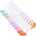 thumbnail image 1 of IDEGG Calcetines invisibles para mujeres y hombres, corte bajo, tobillo, corto, antideslizante, atlético, para correr, novedad, calcetines invisibles informales, 1 of 4