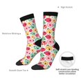 thumbnail image 4 of Cauagu cartoon ladybird Print Crew Socks for Women and Men,Adult Athletic Running Socks 1-Pair Sports Socks Work Gear Socks with Moisture Wicking, 4 of 6