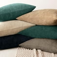 thumbnail image 5 of SUSIELADY Pack of 2 Decorative Throw Pillow Covers, 22x22 Inch, Soft Textured Square Cushion Covers with Zipper for Sofa, Couch, Bed, Living Room, Farmhouse, Cozy Accent Pillows, Navy Bue, 5 of 5