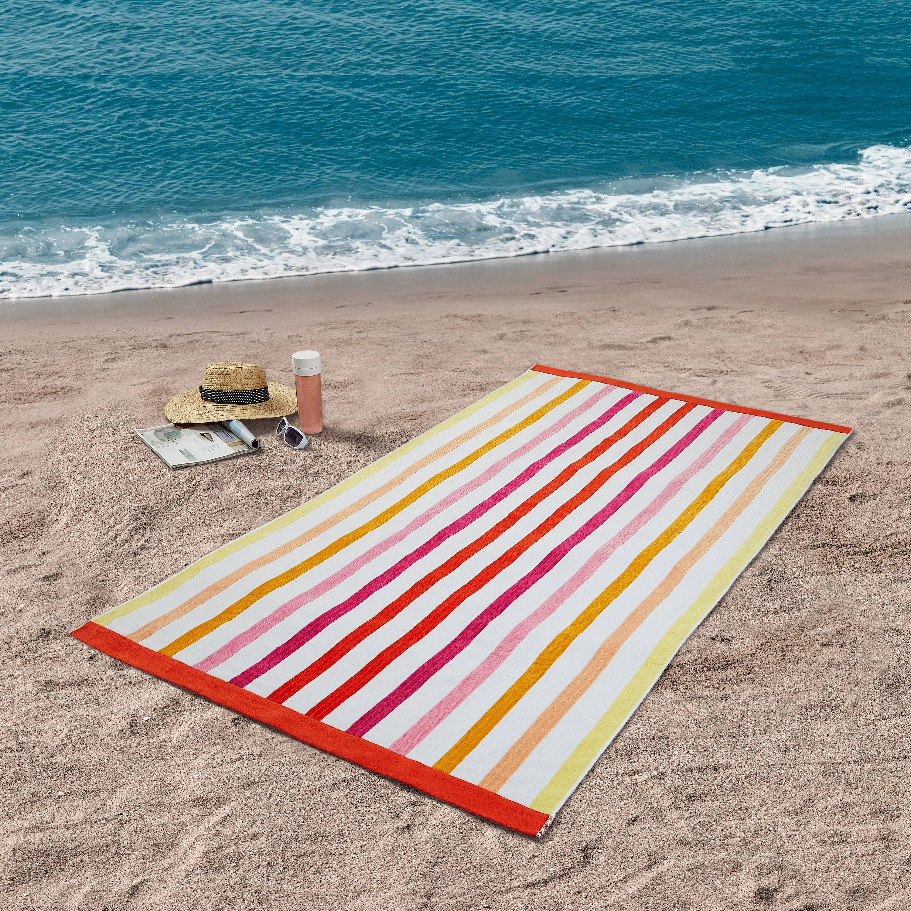 Maximum Softness and Absorbency 100% Cotton Oversized Large Beach Towel ...
