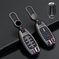 thumbnail image 3 of Car Key Fob Cover Case Protector Zinc Alloy Silicone Car Key Fob Case Cover For Hyundai Palisade Elantra 2019-22, 3 of 8