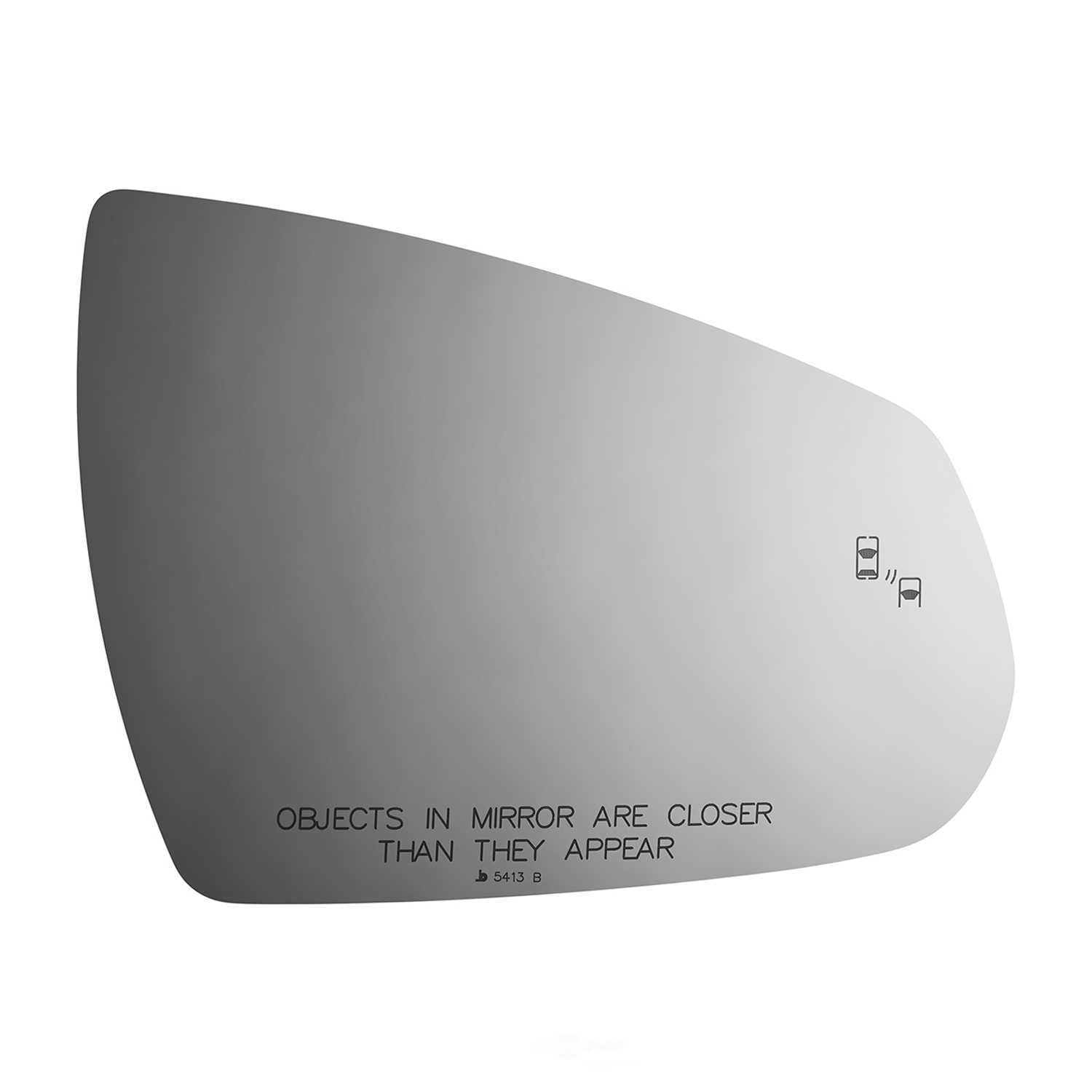 Burco Side View Mirror Replacement Glass - Clear Glass - 5413B