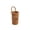 #2 Brown【1x Hanging Basket】, variant on SouMaox Woven Wall Mounted Cutlery Caddy Organizer, Decorative Hanging Basket With Faux Flowers, Kitchen Utensil Holder for Forks Knives Chopsticks, 4.33" x 9.06" Brown