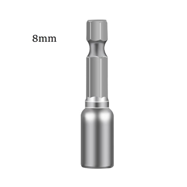Lefu 6-13mm Impact Socket Magnetic Nut Screwdriver 1/4" Hex Shank Electric Drill Bit