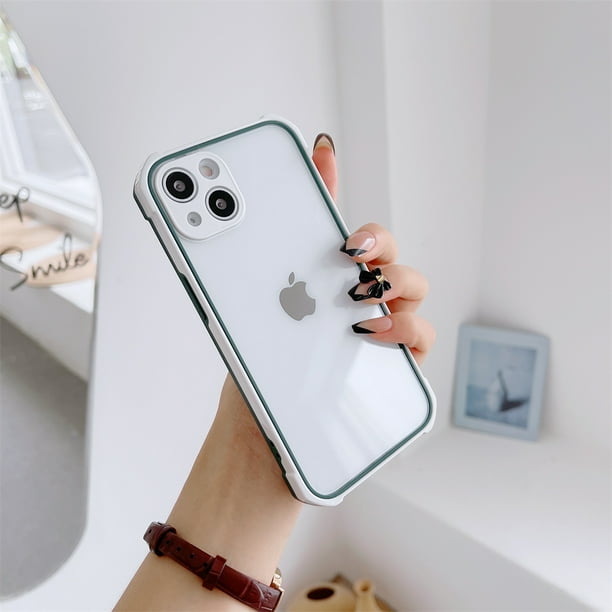 For Iphone 12 Case 6 1 Inch Anti Shock Protective Phone Cover Clear Frame For Girls Women Men Green Phone Case For Iphone 13 Pro Max 12 Pro Max 11 Pro Max X Xs Xr Xs Max 7 8 7plus 8plus Walmart Com