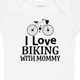 thumbnail image 4 of Inktastic Biking with Mommy Bicycle Boys or Girls Baby Bodysuit, 4 of 5