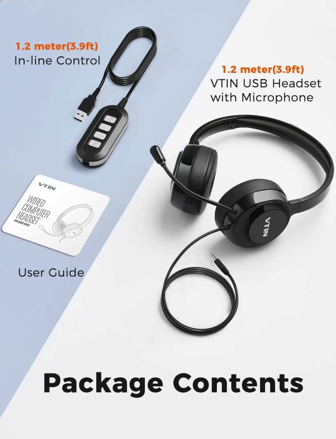vtin wired computer headset Off 65%