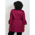thumbnail image 2 of Avenue Women's Plus Size Wallflower Lace Detail Tunic, 2 of 2