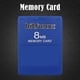 thumbnail image 4 of Tarjeta De Memoria V1.966 Tarjetas de memoria McBoot de 8 MB gratuitas para consola de datos de juegos Sony PS2 (azul), 4 of 5