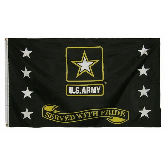 3x5 3'x5' U.S. Army Star Served With Pride Military Flag Banner Polyester 100D