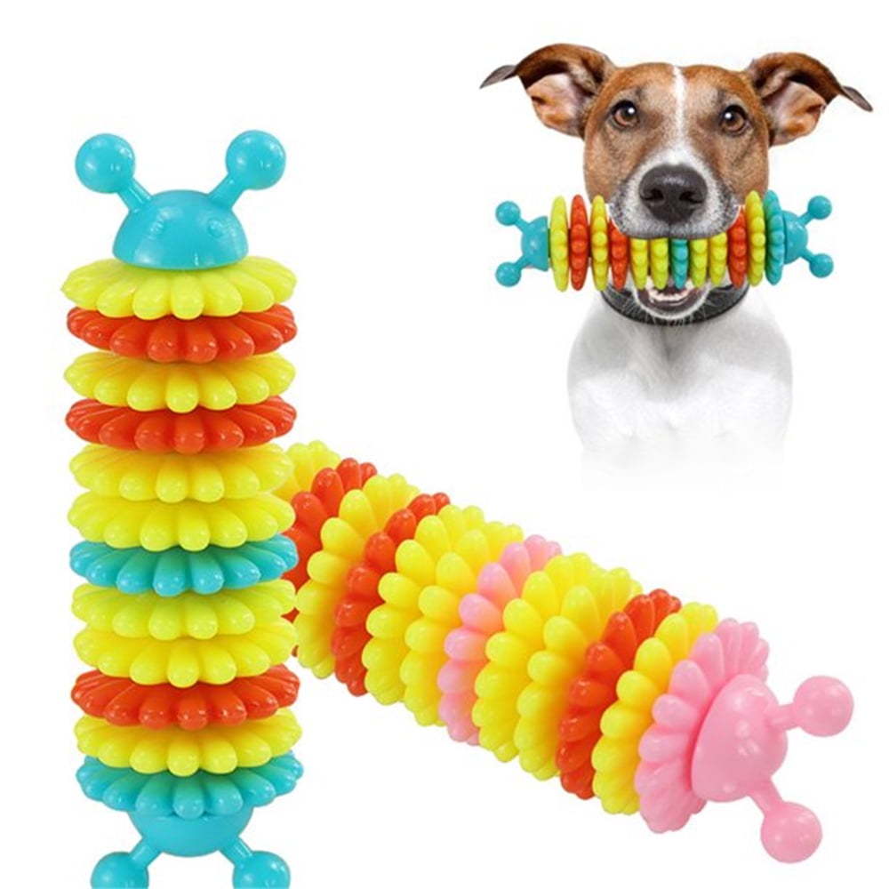 PETDURO Dog Chew Toys Indestructible Toothbrush Stick Tough Teething T