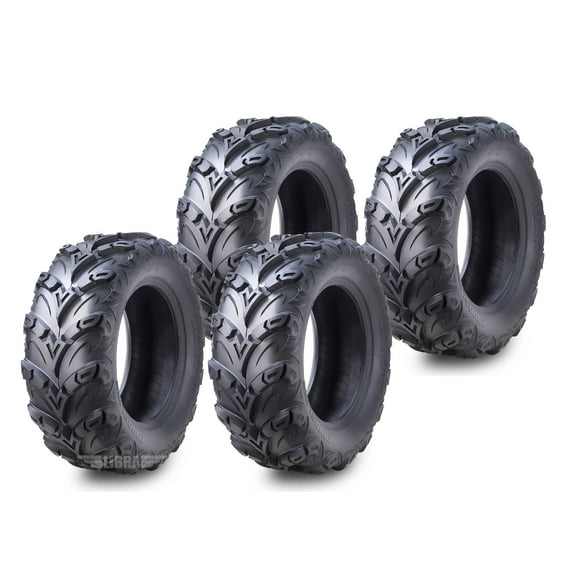 Full Set WANDA ATV UTV Tires 26x8-14 Mud Sling 6PR for 2014 Polaris Sportsman WV850 HO