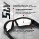 thumbnail image 2 of Gafas de sol para moto Global Vision Sly, acolchadas con espuma, color negro, 2 of 9
