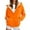 A-Orange60, variant on Womens Jackets Thick Fleece Lined Winter Thermal Jackets Pockets Solid Zip Up Hooded Jackets For Outdoor Activities And Daily Wear