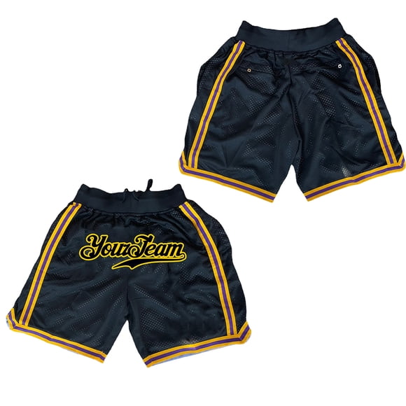 Custom Your Own Design Stitched Team Logo Name Number Basketball Shorts