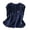 Navy, variant on Ladies Tops and Blouses Vintage Embroidery Sleeveless Crew Neck Button Down Shirts Plus Size Clothes for Women