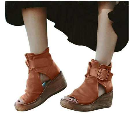 

Fashion Women s Shoes New High Top Slope With Sandals Thick Bottom Fish Mouth