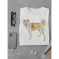 thumbnail image 3 of Sideview Of Watercolor Akita T-Shirt Men -Image by Shutterstock, Male XX-Large, 3 of 4