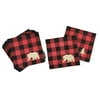 Lumberjack Party Napkins - Buffalo Plaid Birthday Baby Shower Supplies 16 Set