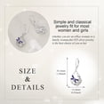 thumbnail image 5 of Dragonfly Drop Earrings for Women 925 Sterling Silver Daisy Leverback Earrings Dragonfly Jewelry Gift, 5 of 6