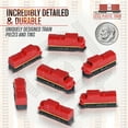 thumbnail image 3 of Juego de mesa Train Set Sunset Deluxe con miniaturas rojas, 3 of 7
