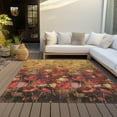 thumbnail image 6 of Addison Rugs Chantille Indoor/Outdoor Transitional Floral Gold Washable Rectangle Rug, 10' x 14', 6 of 6