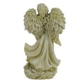 thumbnail image 5 of Northlight 18" Weathered Angel with Bird and Bouquet Outdoor Patio Garden Statue - Almond Brown, 5 of 5
