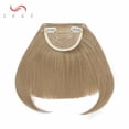 thumbnail image 3 of SEGO Bang Clip in Hair Extension Synthetic Hair Fake Bangs Blonde Straight Hair Piece Gold Hair Accessory, 3 of 6