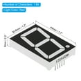 thumbnail image 2 of Uxcell 10Pin 1.2"x1.7"x0.3" Common Cathode 3.6V LED Display Digital Tube Red 10 Pack, 2 of 6