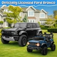 thumbnail image 2 of iYofe Ford Bronco Raptor Electric Ride on Toy Car for Toddler Kids, 12V Battery Powered Ride on Cars w/Remote Control, Bluetooth & Lights, Blue, 2 of 7