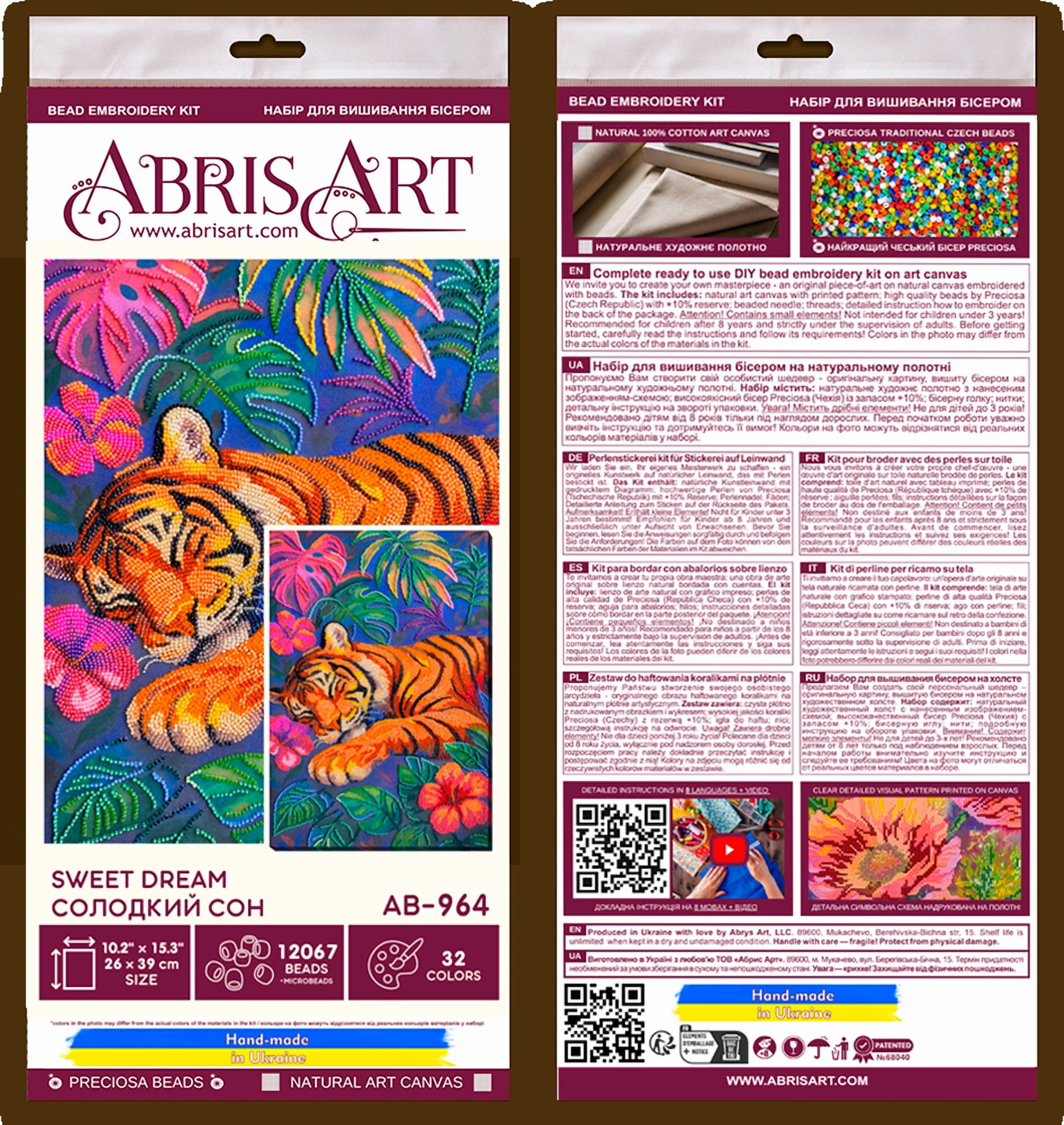 Bead Embroidery Kit - Sweet dream AB-964