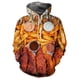 thumbnail image 2 of Sudadera con capucha para hombre con estampado 3D de hamburguesas y patatas fritas, divertida sudadera informal de manga larga con estampado de comida rápida, sudadera holgada, 2 of 4